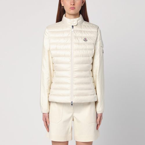 Gilet imbottito bianco con zip - Moncler - Modalova