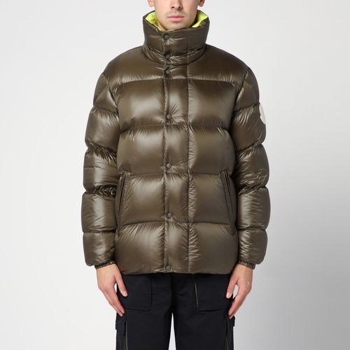 Brown down jacket in laqué nylon - Moncler - Modalova