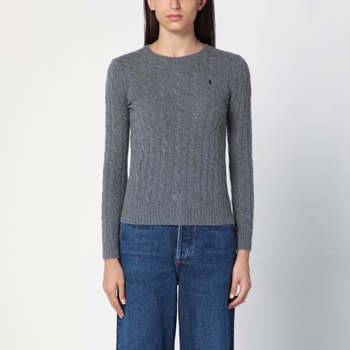 Grey wool and cashmere cable jumper - Polo Ralph Lauren - Modalova