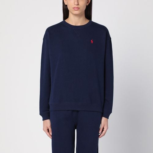 Felpa girocollo blu in cotone - Polo Ralph Lauren - Modalova