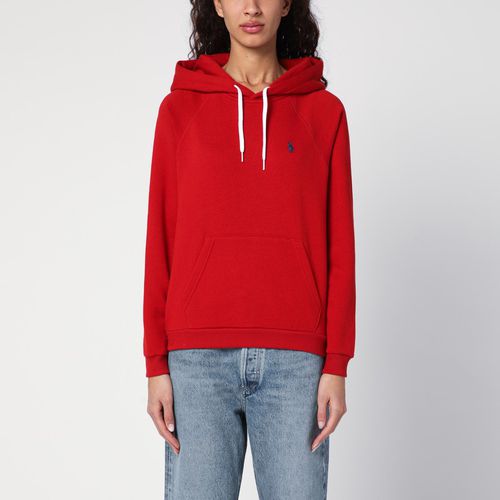 Red plush cotton sweatshirt - Polo Ralph Lauren - Modalova