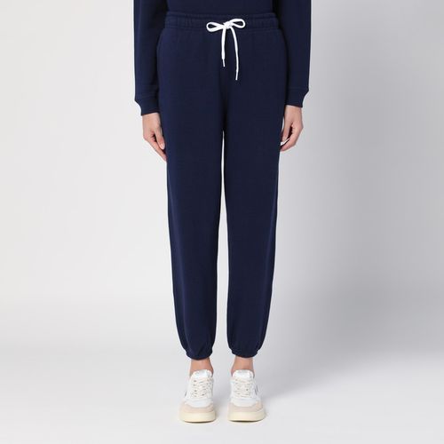 Blue cotton-blend jogging trousers - Polo Ralph Lauren - Modalova