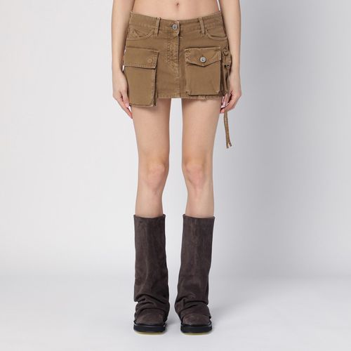 Fay khaki cargo miniskirt - The Attico - Modalova