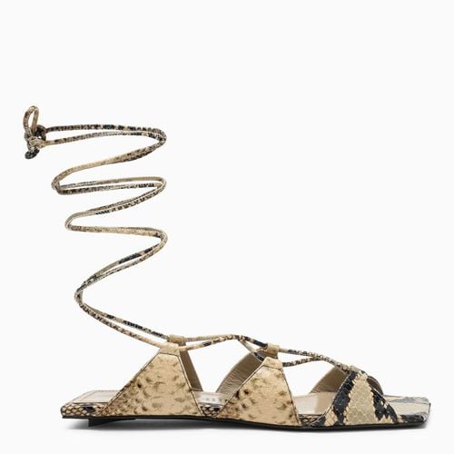 Low sandal with animal motif - The Attico - Modalova