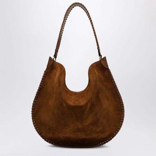 Borsa Oskan hobo soft Cognac in pelle scamosciata - ISABEL MARANT - Modalova