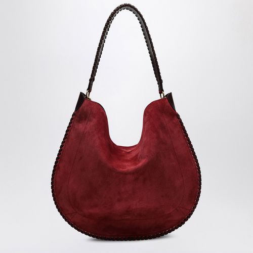 Borsa Oskan hobo soft Berry in pelle scamosciata - ISABEL MARANT - Modalova