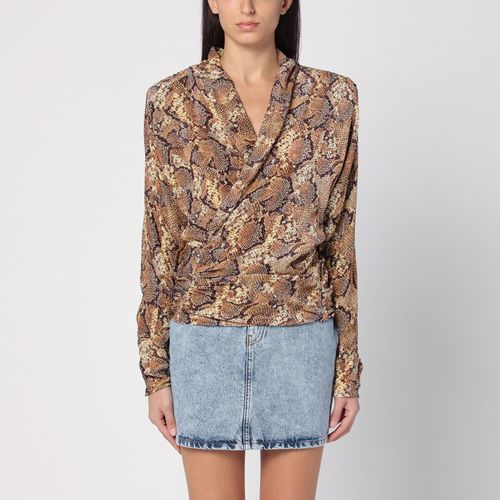 Blusa Marlin con stampa serpente - ISABEL MARANT - Modalova