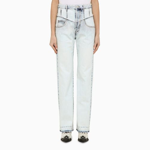 Jeans azzurro in denim di cotone - ISABEL MARANT - Modalova