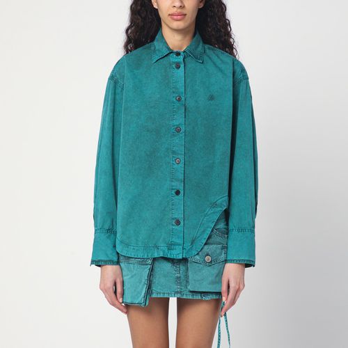 Green cotton shirt - The Attico - Modalova