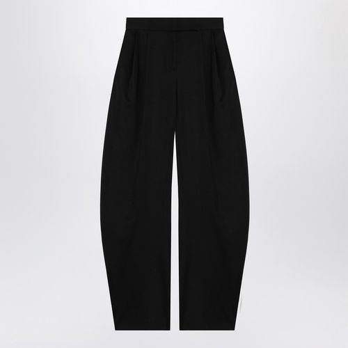 Gary black wide trousers - The Attico - Modalova