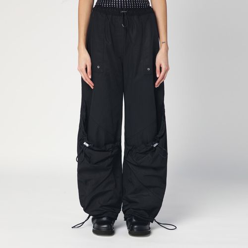 Black oversized nylon pants - The Attico - Modalova