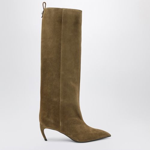 Stivale alto Lea Military Green - The Attico - Modalova