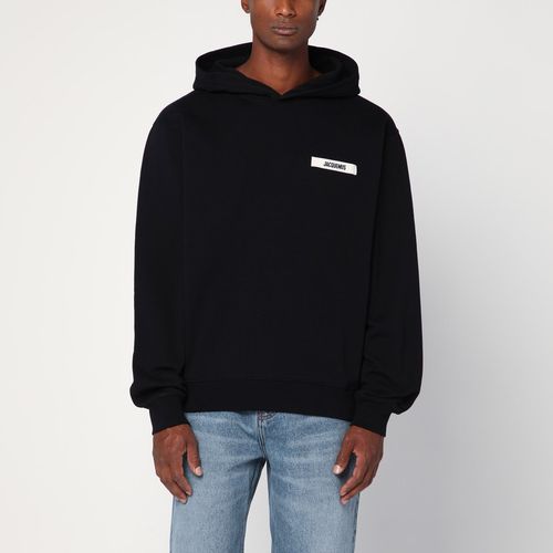 Black cotton hoodie - JACQUEMUS - Modalova