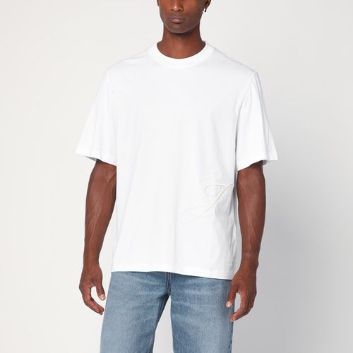 White cotton crew neck T-shirt - JACQUEMUS - Modalova