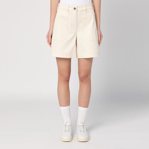 Short white in cotton - Moncler - Modalova