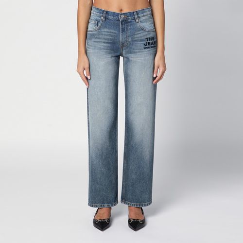 Jeans slavato in denim con logo - Marc Jacobs - Modalova