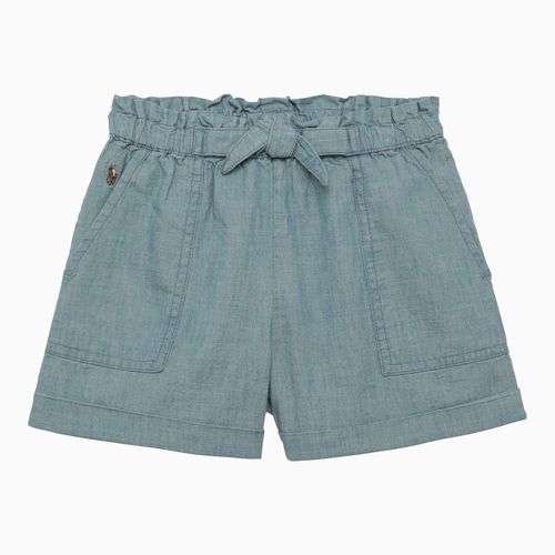 Short azzurro in cotone con logo - Polo Ralph Lauren - Modalova