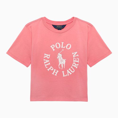 Rosafarbenes T-Shirt aus Baumwolle mit Logo - Polo Ralph Lauren - Modalova