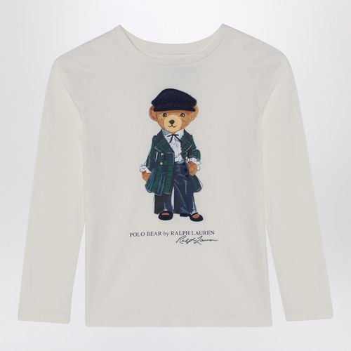 White Polo Bear cotton T-shirt - Polo Ralph Lauren - Modalova