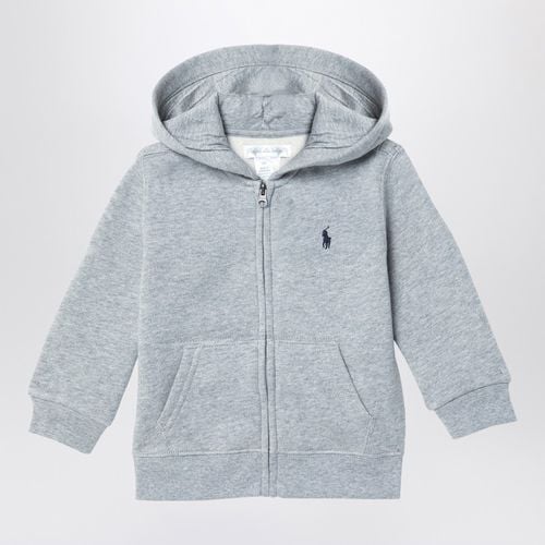 Grey cotton blend zip sweatshirt - Polo Ralph Lauren - Modalova