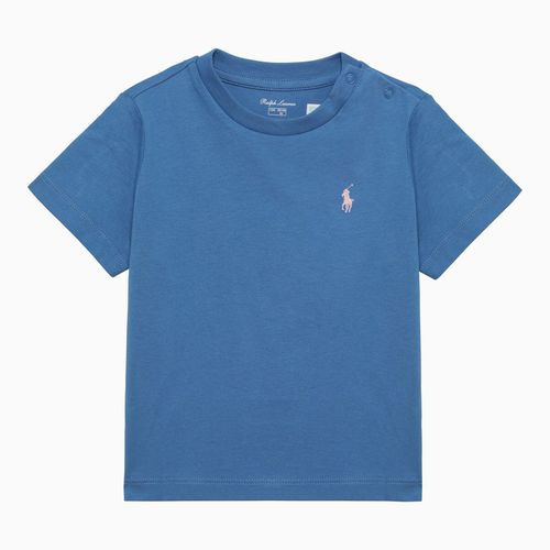 Hellblaues T-Shirt aus Baumwolle - Polo Ralph Lauren - Modalova