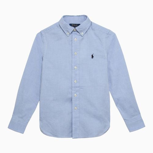 Light blue cotton button-down shirt - Polo Ralph Lauren - Modalova