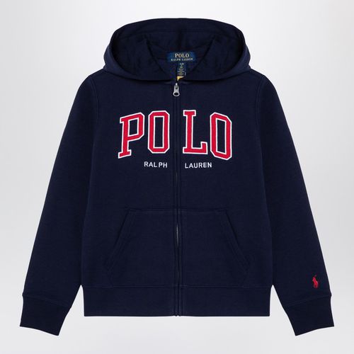 Marineblauer Hoodie aus Baumwollgemisch mit Logo - Polo Ralph Lauren - Modalova