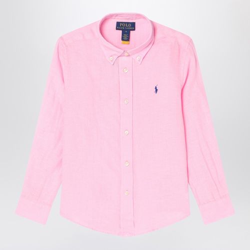 Pink linen button-down shirt - Polo Ralph Lauren - Modalova