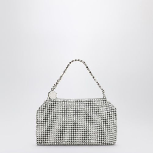 Borsa a spalla Falabella in rete con cristalli argento - Stella McCartney - Modalova