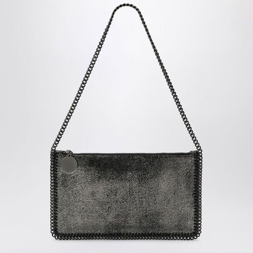 Borsa portafoglio metallizzata color Rutenio con catena - Stella McCartney - Modalova