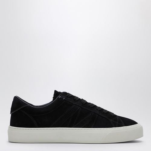 Blue suede trainer - Moncler - Modalova