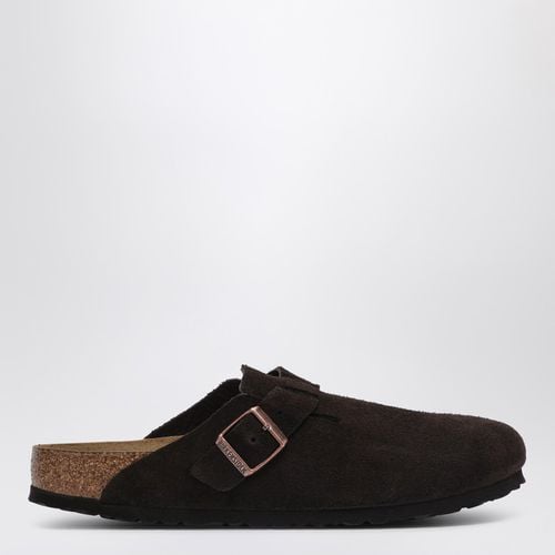 Ciabatta Boston SFB Mocha in suede - Birkenstock - Modalova