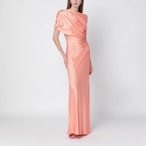 Maxikleid aus glänzendem Satin - Stella McCartney - Modalova