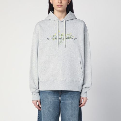 Grauer Hoodie aus Baumwolle - Stella McCartney - Modalova