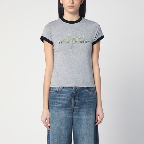 Graues T-Shirt aus Baumwolle - Stella McCartney - Modalova