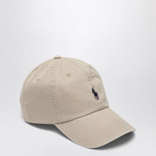 Cappello beige in cotone con logo - Polo Ralph Lauren - Modalova