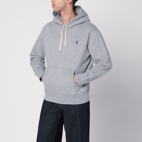 Grey hoodie with logo - Polo Ralph Lauren - Modalova