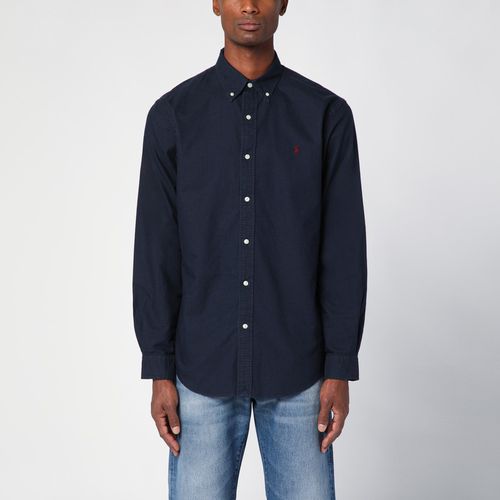 Custom-fit navy blue Oxford shirt - Polo Ralph Lauren - Modalova