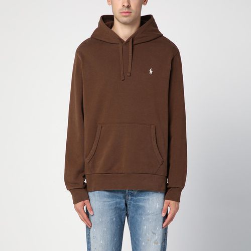 Brauner Hoodie aus Baumwolle - Polo Ralph Lauren - Modalova