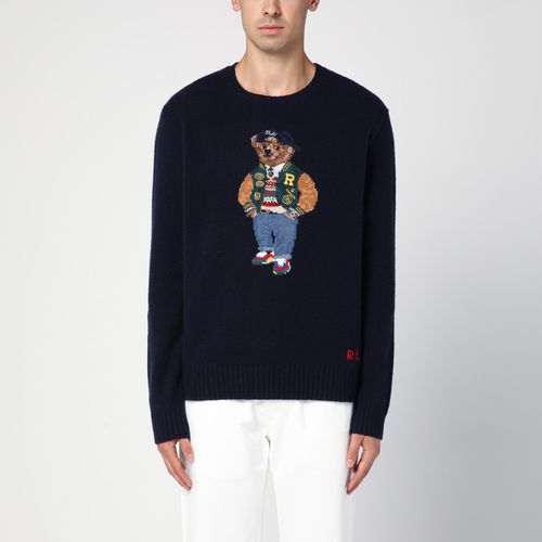 Maglione Polo Bear in lana e cashmere navy - Polo Ralph Lauren - Modalova