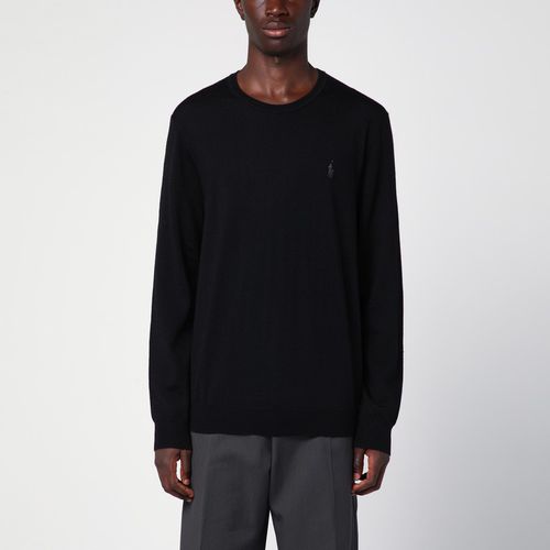 Black wool crew-neck jumper - Polo Ralph Lauren - Modalova