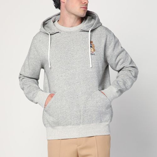 Felpa con cappuccio Polo Bear grigia - Polo Ralph Lauren - Modalova