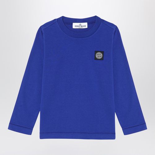 Bright blue long-sleeved T-shirt - Stone Island - Modalova