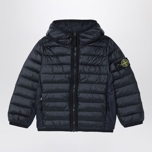 Hooded jacket navy blue - Stone Island - Modalova