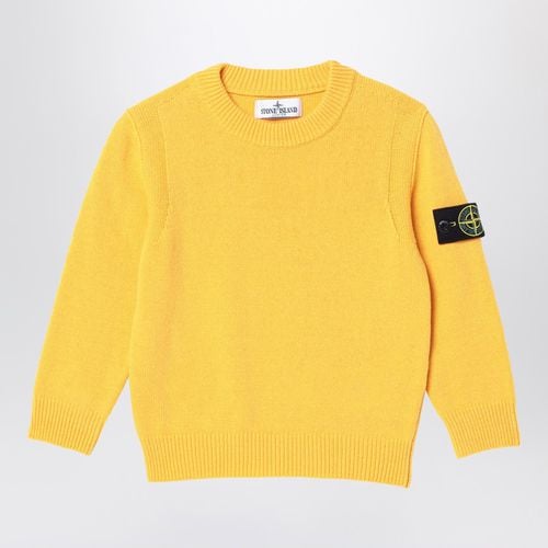 Maglione giallo in cotone - Stone Island - Modalova