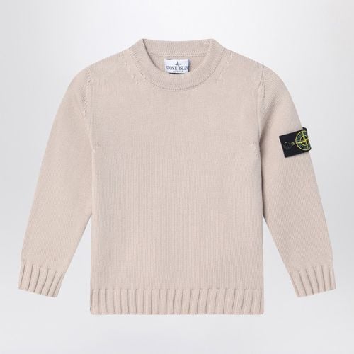 Maglione beige in misto cotone - Stone Island - Modalova