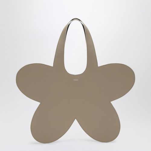 Tote bag Flower beige in pelle - Coperni - Modalova