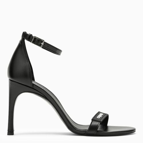 High black leather sandal with logo - COPERNI - Modalova