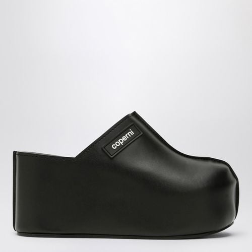 Black leather clog wedge - COPERNI - Modalova