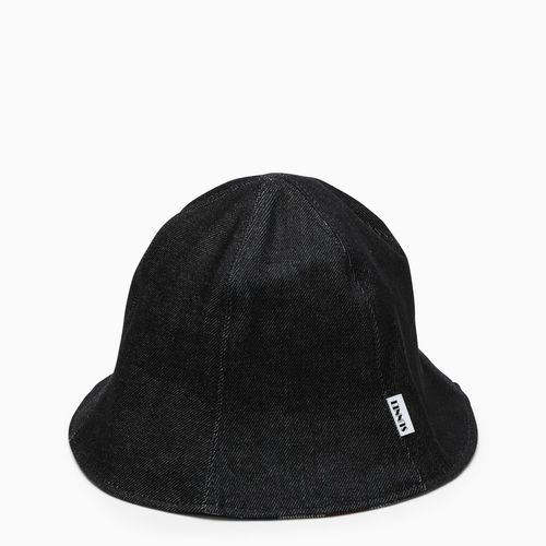 Reversible black cotton bucket - SUNNEI - Modalova